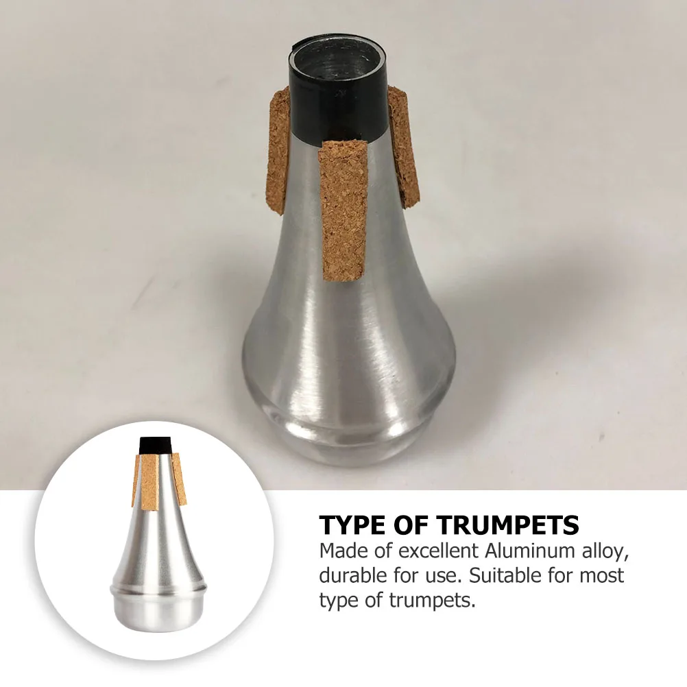 

Alien Brass-Wind Trumpet Mute Durable Aluminum Alloy Straight Wind Instrument Muffler For Jazz Musician Professional Accessories