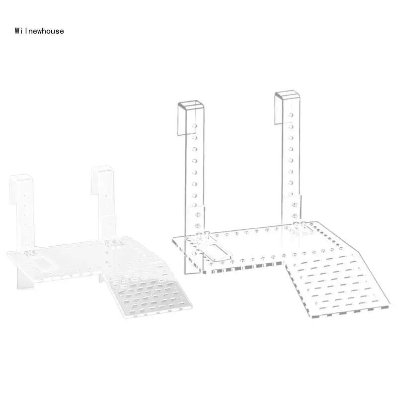 

Acrylic Rest Basks Platform Transparent Terrace Island Climb Shelf Dropship