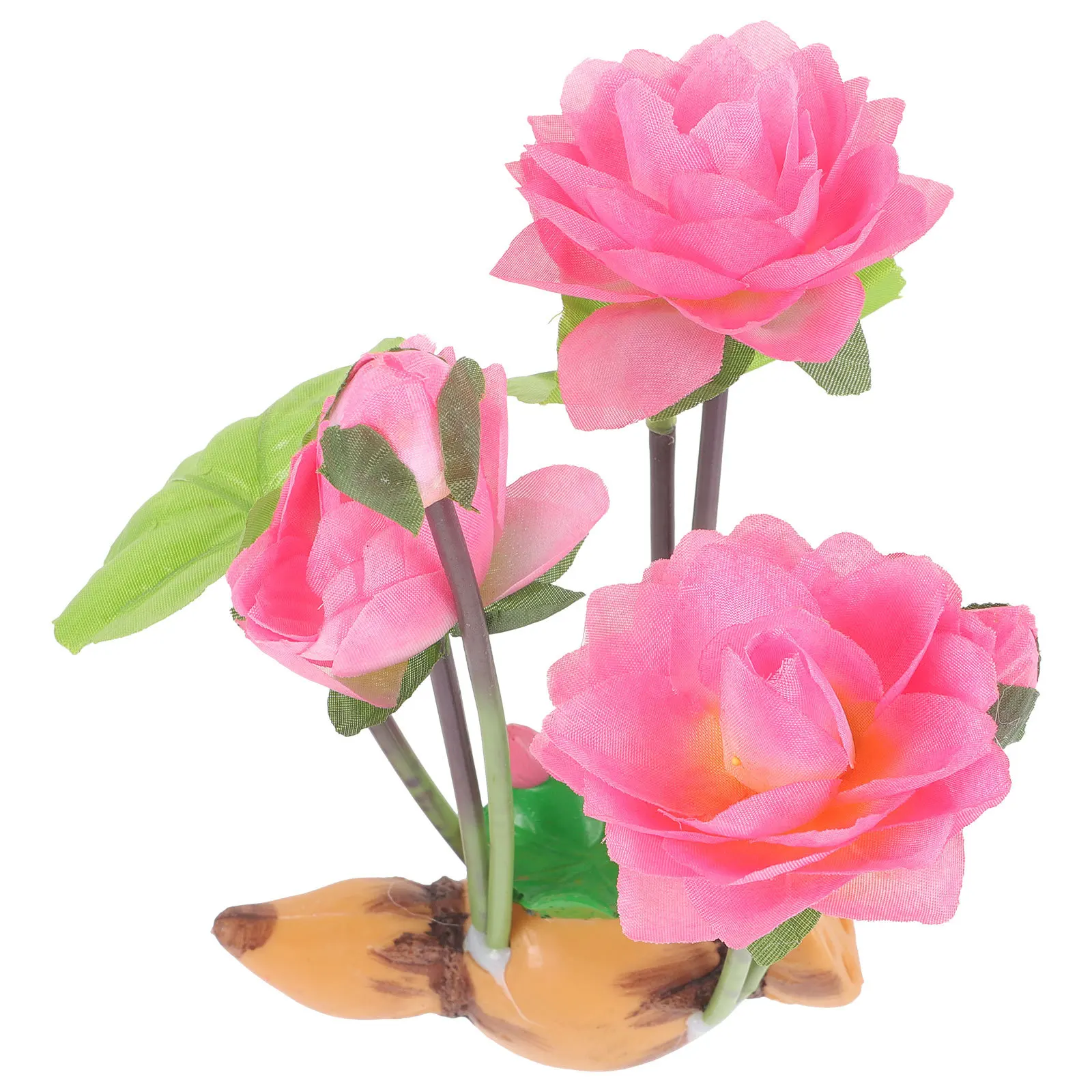 

Aquarium Artificial Lotus Flower Decoration Realistic Resin Fish Tank Plant Ornament Landscape Accessories for Fish Tank