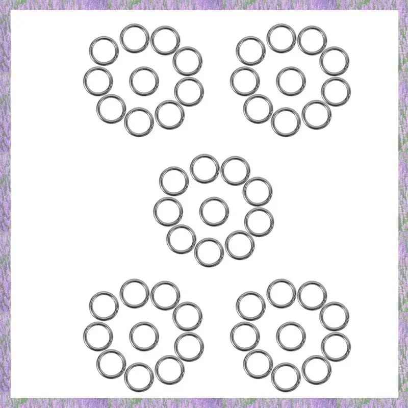 

A63K-M4 X 30Mm Stainless Steel Strapping Welded Round O Rings 50 Pcs