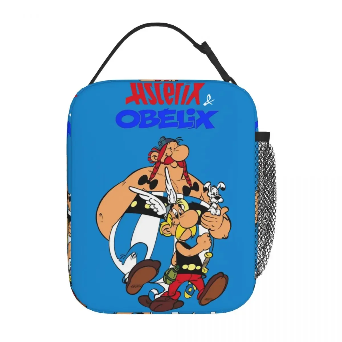 

Asterix-and-Obelix Humor Cartoon Insulated Lunch Bag Funny Food Bag Portable Thermal Cooler Lunch Boxes For Travel