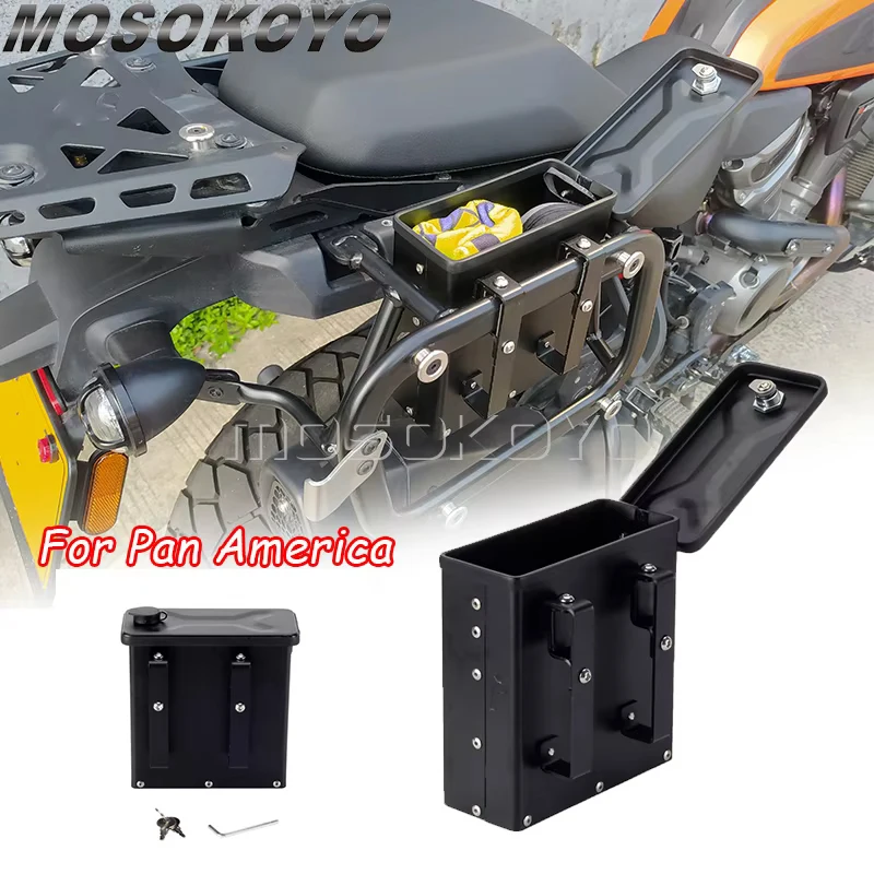 

Toolbox Right Side Storage Box Case Tool Box 2.3L for Harley Pan America 1250 Special RA1250S RA1250 21-24 Motorcycle Accessory