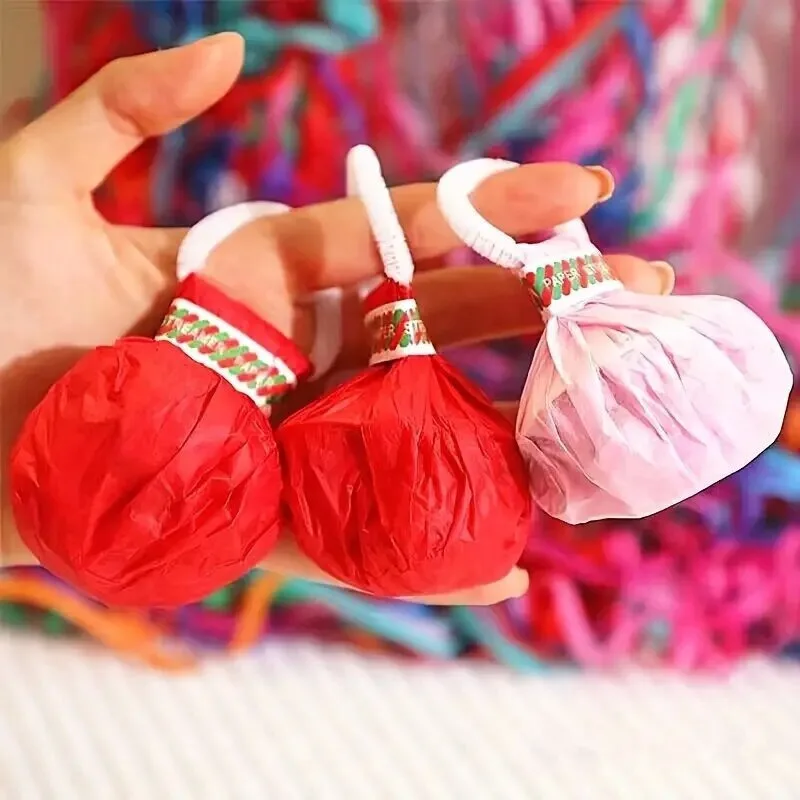 10/20 قطعة رمي اليد غاسل اللافتات بوبرز زينة الزفاف ورقة المفرقعات اليد رمي حفلة خطوبة لوازم