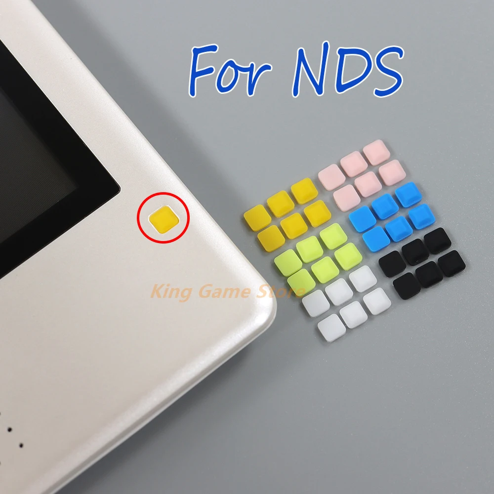 1 комплект, корпус, винтовое отверстие, подушечки для ног для NDS, резиновая подушечка для ног, запасные части для nds