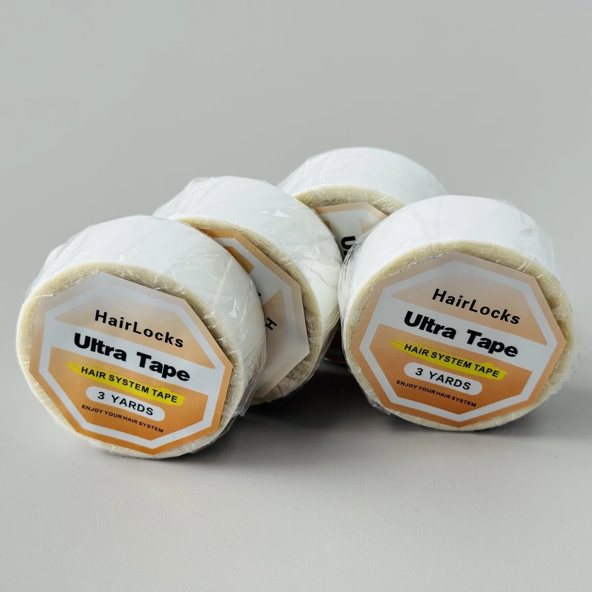 

3 ярда, 2,0 см/рулон, лента для наращивания волос, без блеска, двусторонняя лента для парика, клейкая лента для замены