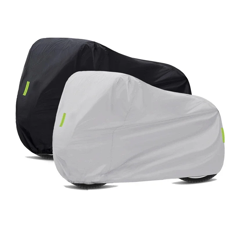 

M-4XL Motorcycle Indoor Outdoor UV Protector Scooter All Season Waterproof Bike Rain Dustproof Cover 190T Universal