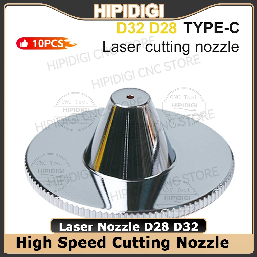 

Fiber Laser Nozzle D28 M11 D32 M14 Nozzle High Speed Cutting Nozzle for Raytools Precitec Bodor Fiber Laser Cutting Head