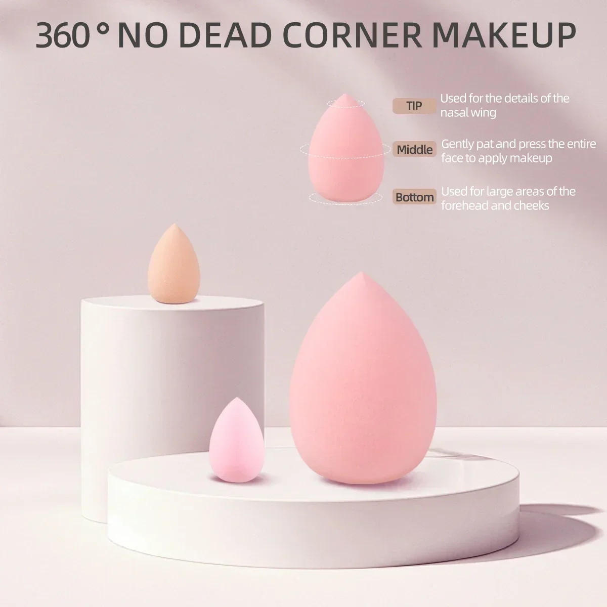 Juego de brochas de maquillaje profesional, 13/33 Uds., con accesorios para la piel combinada, con brochas suaves, adecuado para principiantes