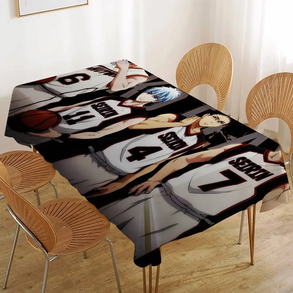 

Скатерть Pop Manga K-Kurokos B-Basketball, современная ретро-скатерть, красочная скатерть с геометрическими фигурами в стиле ретро, скатерть Mcm