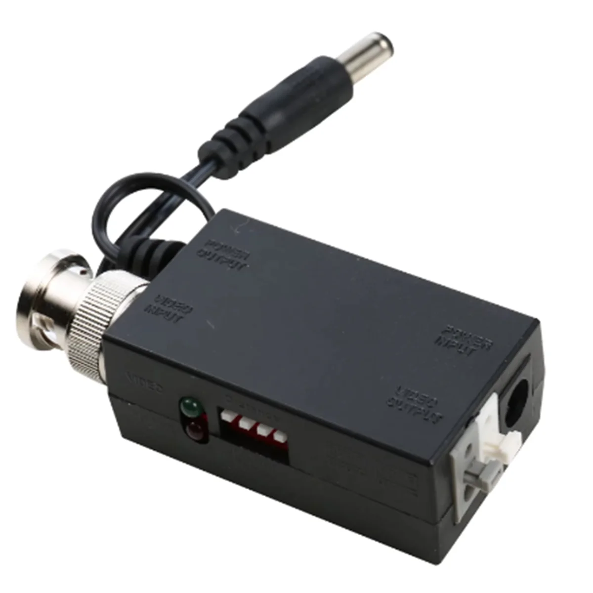 DC12V 1CH Active UTP Video Transmitter Balun BNC Video Balun for CCTV Camera DVR System