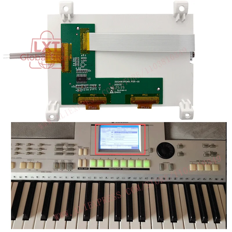 Display Screen For Ya-ma-ha PSR S500 S550 S650 DGX520 DGX-620 630 640 mm6 mm8 LCD