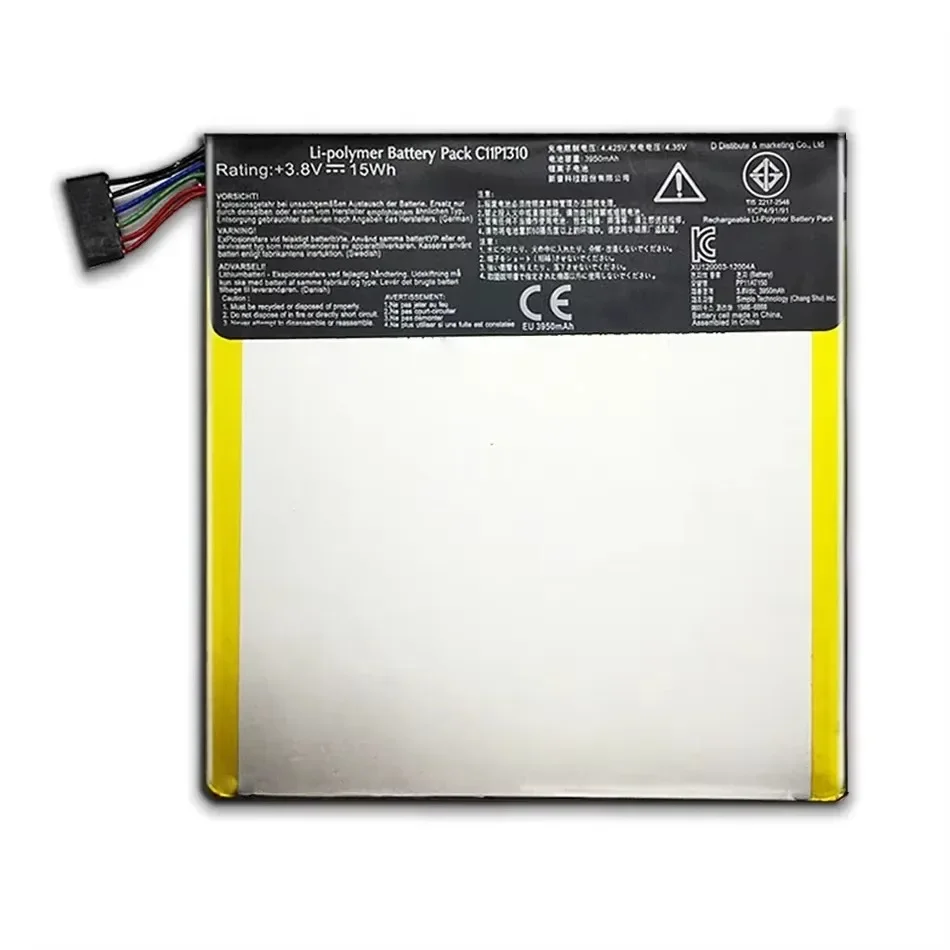 Batería de tableta de 3950mAh para Asus FonePad 7 ME372CG K00E ME372 C11P1310