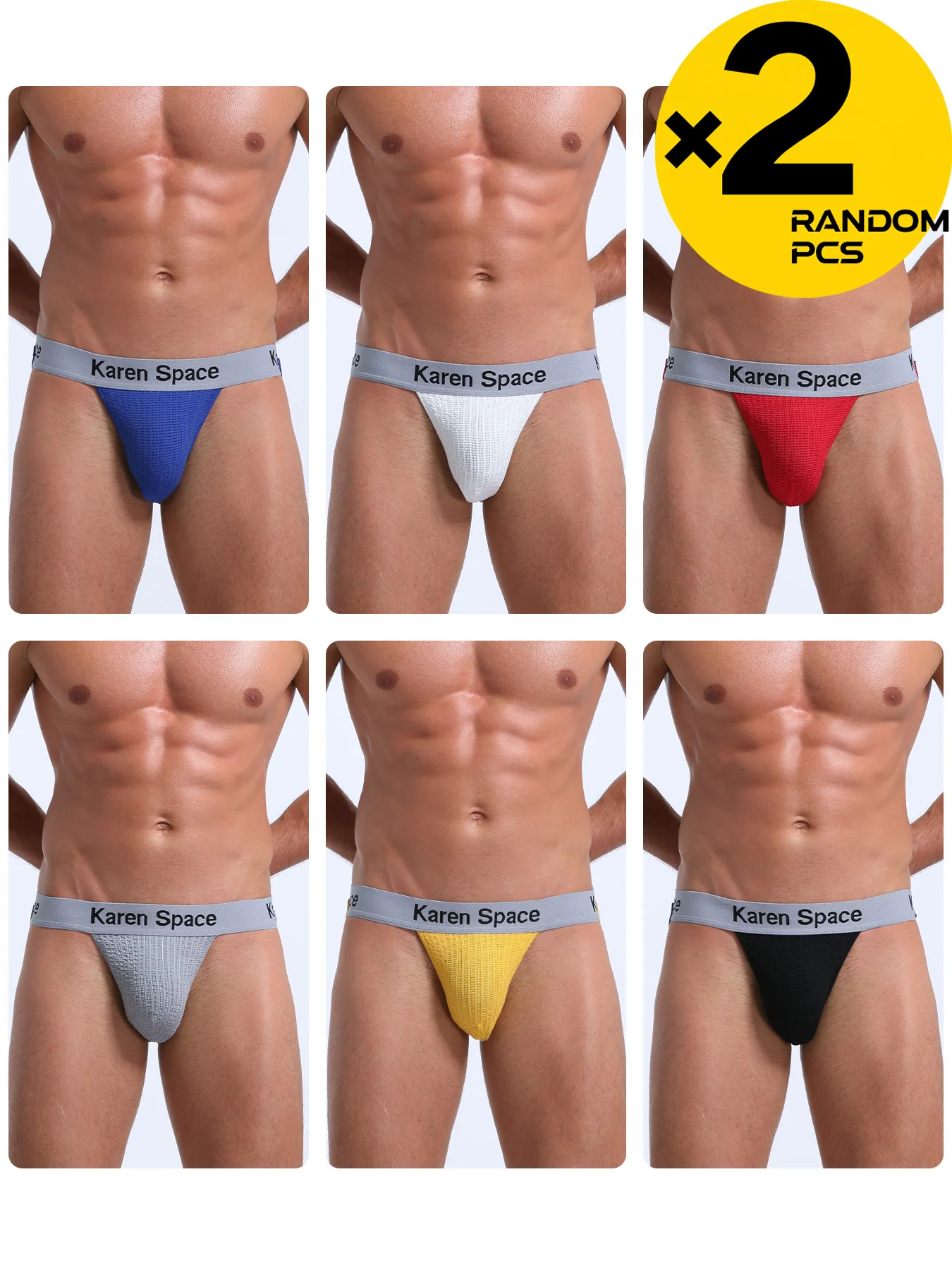 2/3/4PCS High Quality Cotton Underpants Gay Men Sexy Man's Underwear Thong Men Jockstrap Low waist Mens Thongs And G strings