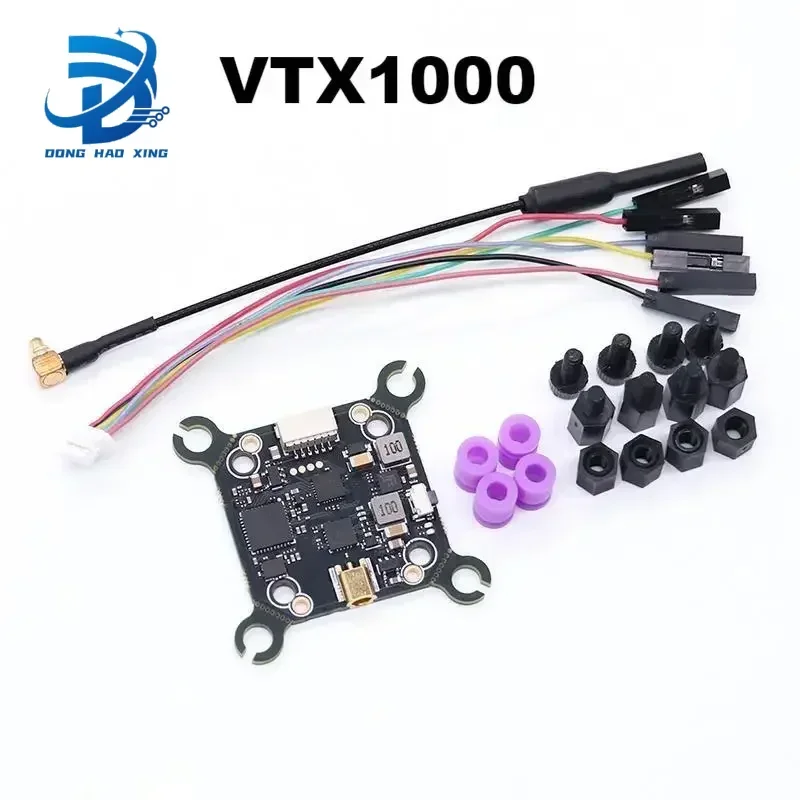 SmCpfor B-CUBE 5.8G 1000mW 48CH VTX Input Voltage 7-26V Video Transmitter Power 25 1000mW For Long Range RC Airplane FPV Drone
