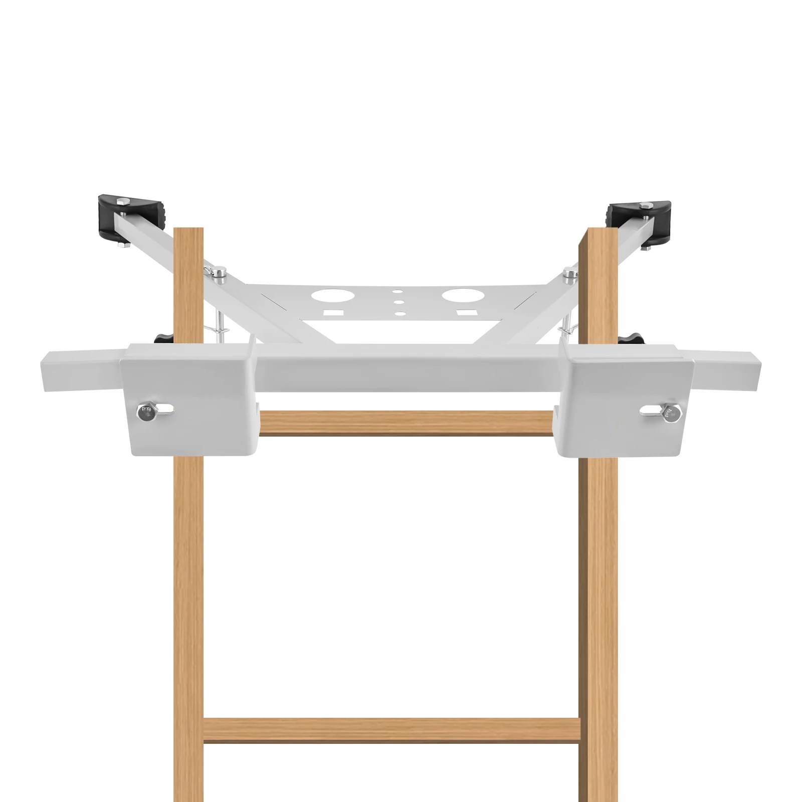 Estabilizador de escalera de extensión, rodamiento de carga fuerte para Todas las escaleras articuladas retráctiles de fibra de vidrio, 771.6lbs