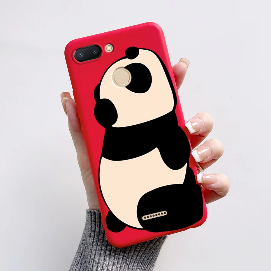 For Xiaomi Redmi 6 Case Redmi 6A Cute Cartoon Frog Back Cover Silicone Soft Phone Case For Xiaomi Redmi 6 6A Redmi6 Coque Bumper