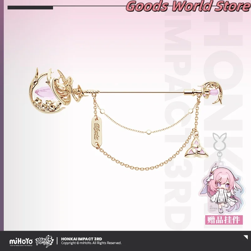 

В наличии брошь Elysia, оригинальный товар Honkai Impact Elysia, костюм для косплея, аксессуары для ролевых игр, аниме-игра, подарок на Хэллоуин