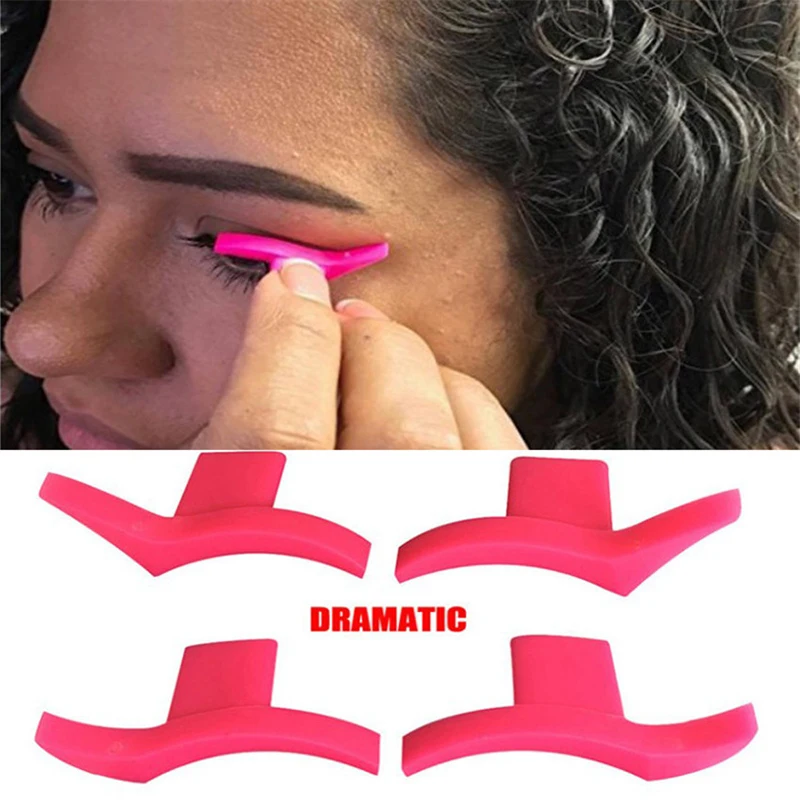 1 Pair Wing Style Eyeliner Stamp Cat Eye Eyeliner Stencil Models Shaper Beauty Eyeshadow Makeup Tool Professional Accessories