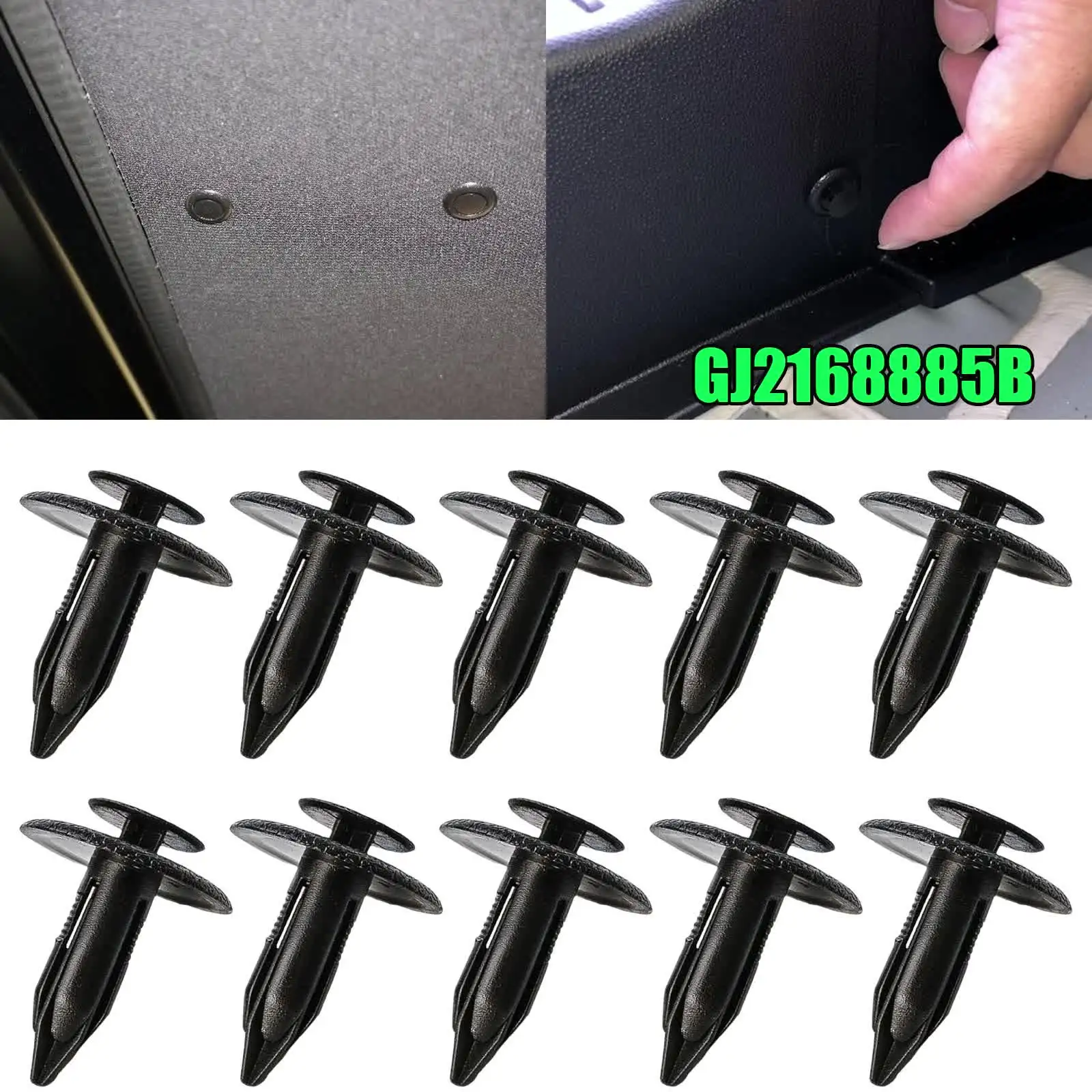 パーツ 0215 GJ2168885B Boot Carpet Interior Lining Clips Fender Ledge Cover