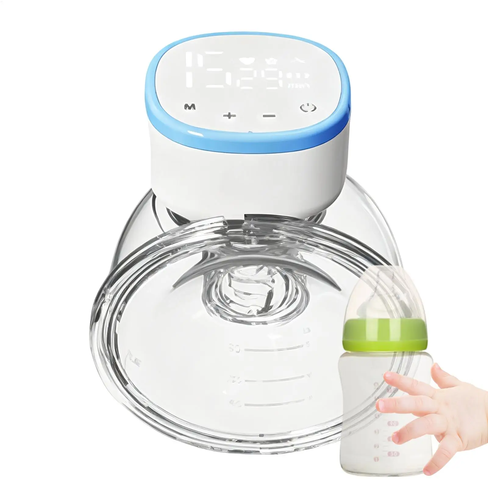 Breast Pump Fast Charging Electric Baby Breastfeeding Portable Hands Free Pumping For Milk Nipple Replacement For Baby Mom