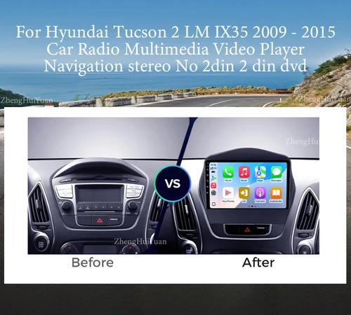 Imagen 2 del producto 9 ""para HYUNDAI TUCSON IX35 2009 - 2013 2014 2015 8Core 4G WIFI Android 15 reproductor Multimedia estéreo para coche navegación GPS Radio