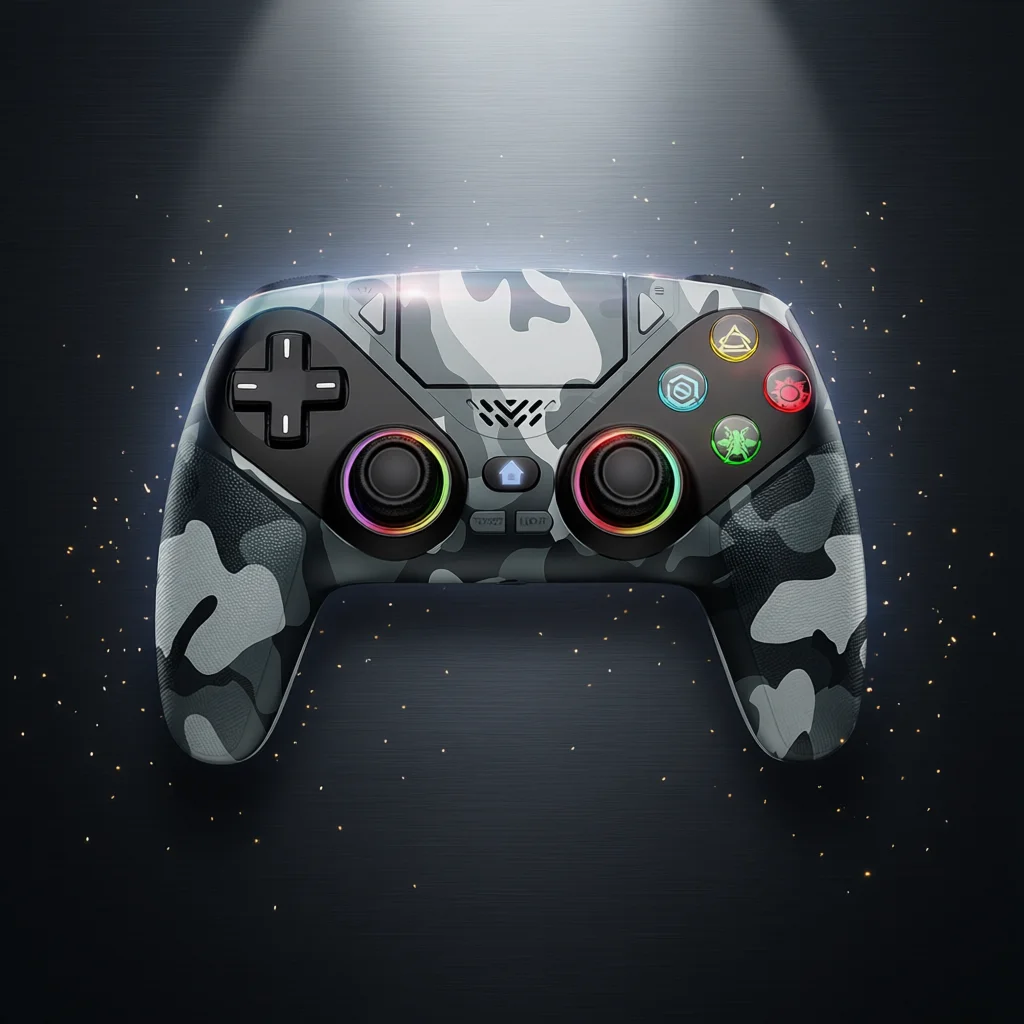 For Playstation 5 ps5 controller Wireless accessories Console Controller Turbo Dual Sense Vibrate Programming RGB Linght Gamepad