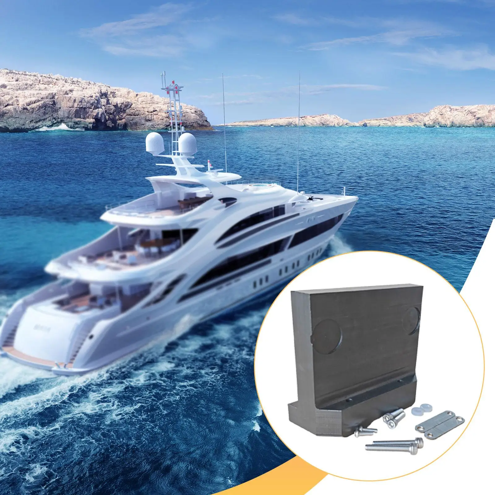 

Trolling Motor Mount Easy Installation Repair Heavy Duty Professional,Removable Compatible Black,Mounting Plate Motor Holder