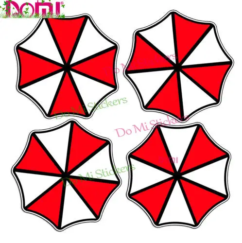 Classic Decor Motorcycle Decals for Umbrella Corporation Decal Hive Parking Level 3 Decorative Accessories Car Stickers PVC