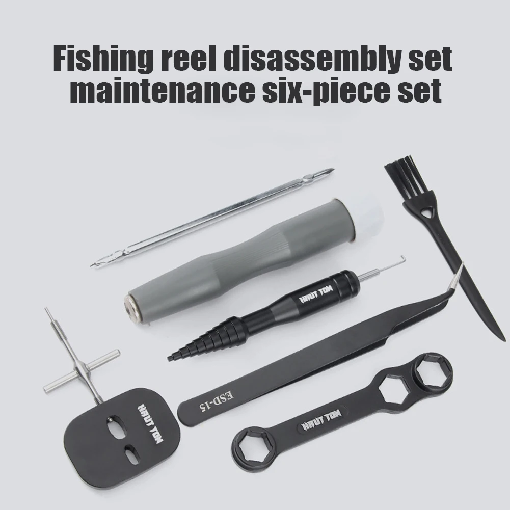 4pcs/ 5pcs/ 6 Pcs Fishing Reel Maintenance Kit Repair Tool Kit For Fishing Reel Fishing Reel Care Repair Maintenance Kit