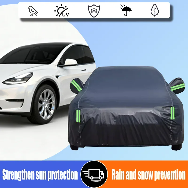 

Suitable for Tesla Model 3 Y S X roadster car cover, sun protection, snow protection, waterproof Oxford fabric