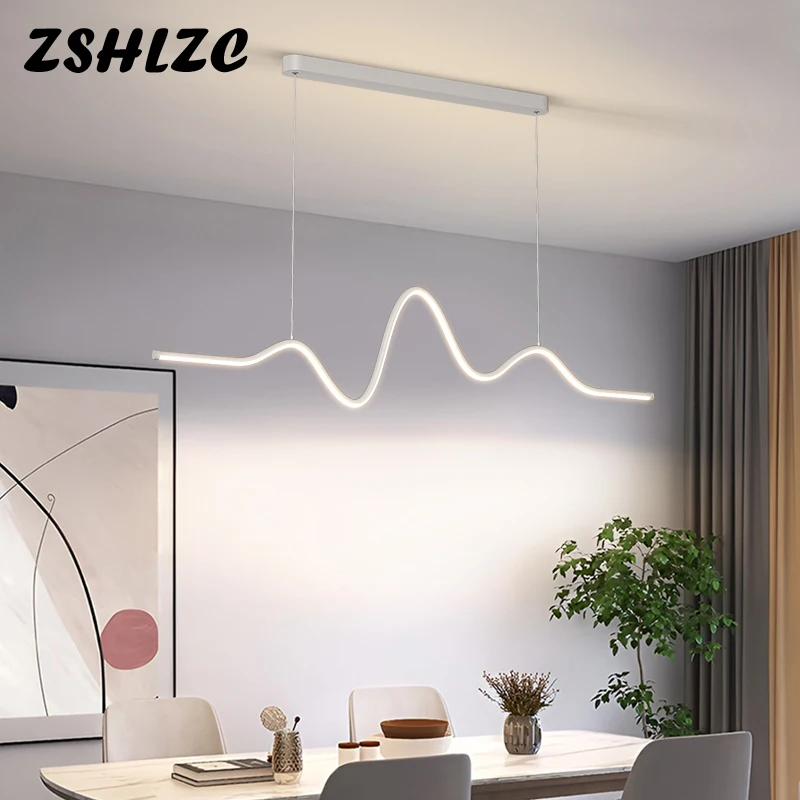 

Modern LED Pendant Lamps Art Lighting For Living Room Dining Room Bar Kitchen Room Dimmable With Remote Pendant Lights Fixtures