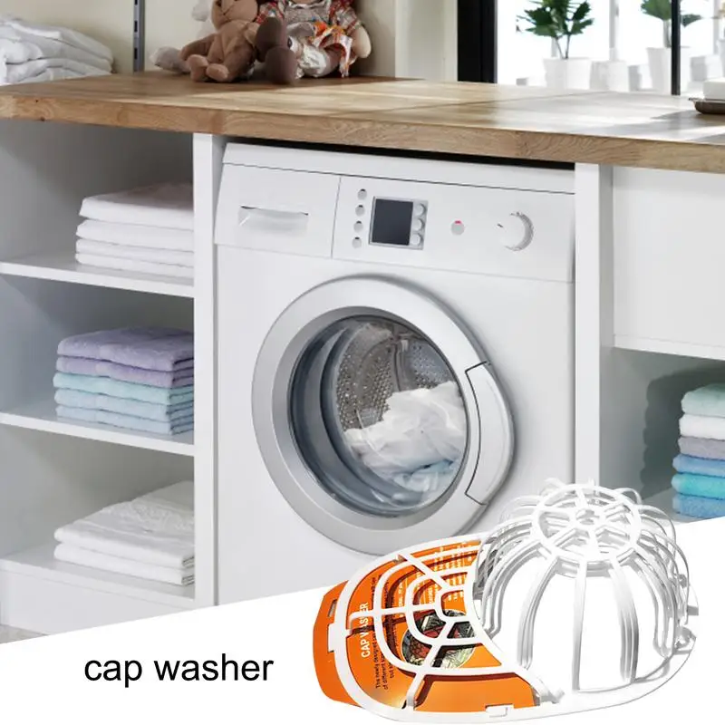 Multifuncional Baseball Cap Washer para adultos e crianças, Hat Washer Frame, Washing Cage, Máquina de lavar roupa, Safe Cleaner Protector