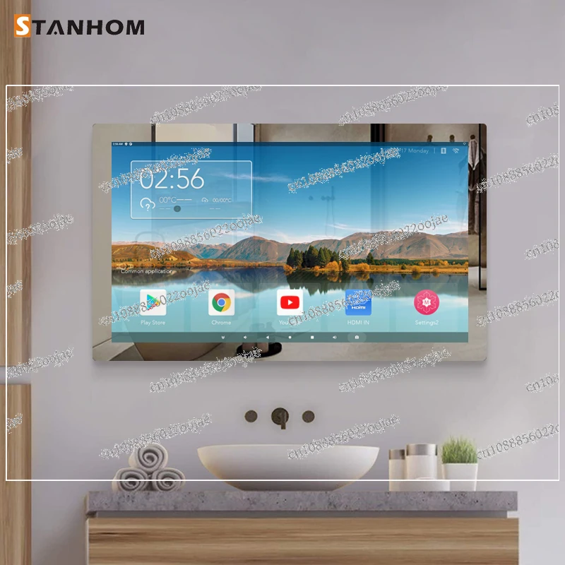 STANHOM 21,5 27 32 43 55 65 75 pulgadas Android pantalla táctil Control remoto espejo de TV inteligente