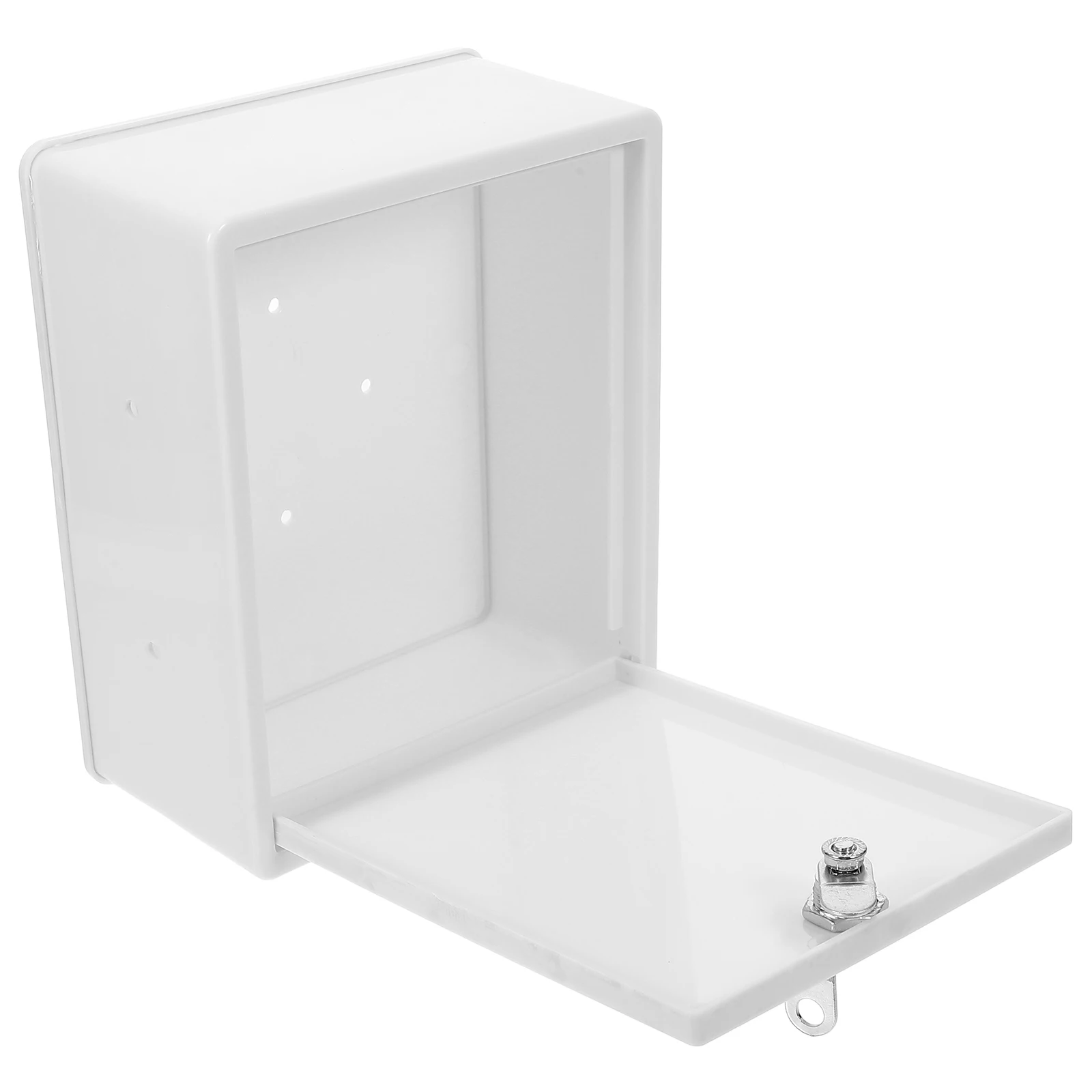 

Milk Delivery Box Wall Mounted Secure Cabinet Lockable Mailbox Outdoor Porch Key Container Unusual Mailboxes Small Letter Box