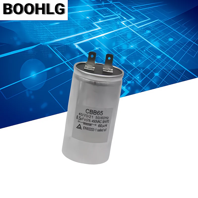 1PCS Starting Capacitor of Automatic Washing Machine CBB65 450V 8.5UF 10UF 12UF 13UF 15UF 16UF