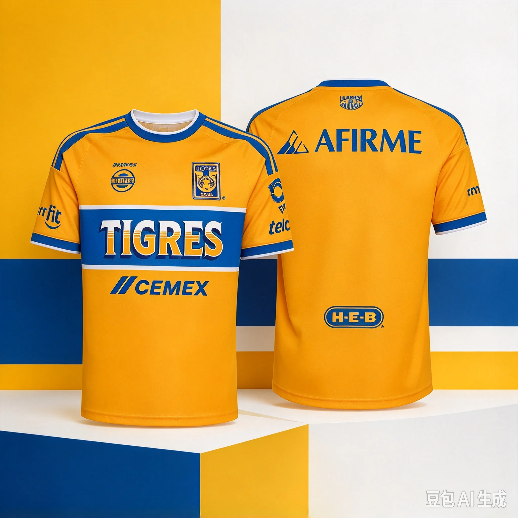Season 26-27 Tigres UANL Football Jersey Men Summer New 3D Print Sports Football T-shirt Breathable Quick Drying FamilyMatching