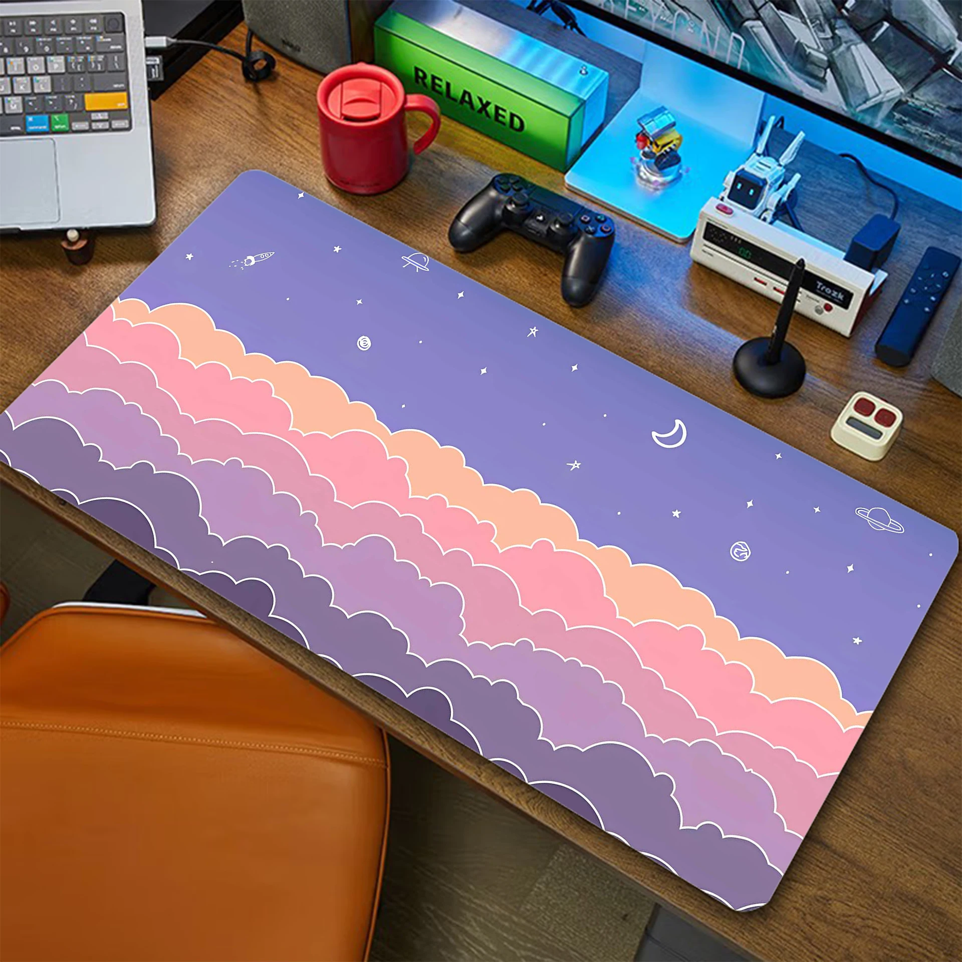 Cloud Mouse Pad Locking Edge Gaming Mouse mat große Schreibtisch matte PC Gamer Accessoires Mouse pad HD-Druck Geschwindigkeit Tastatur Pads xxl