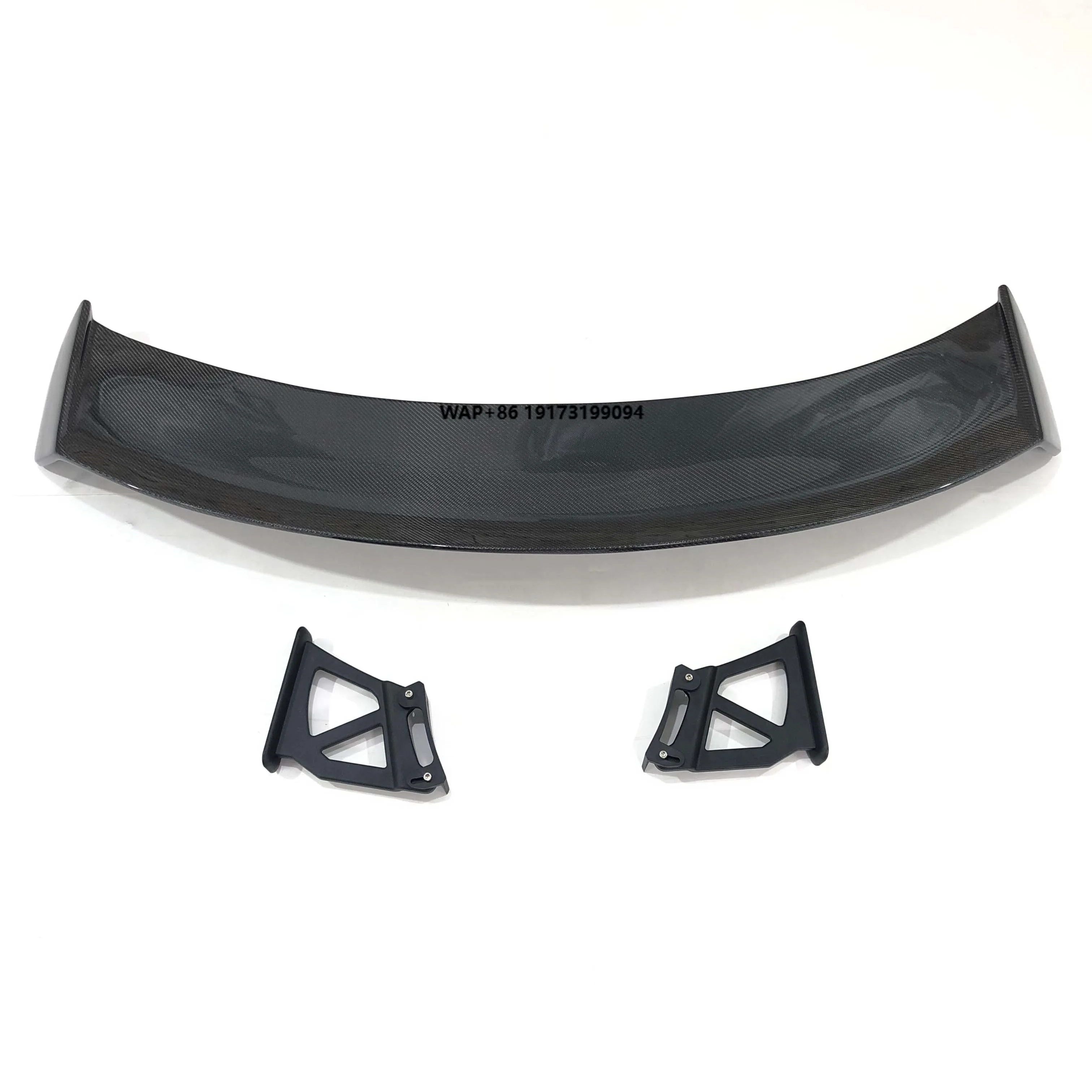 

High Quality Real Carbon Fiber Polished Finish Rear Spoiler for 718 Cayman New for GT4 Style