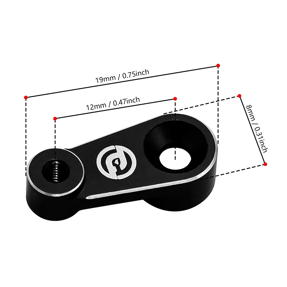 Micro servo digital rc à prova d'água, 7kg, com braço, engrenagem de metal, servo digital para trx4 trx6 scx10 iii 1/10 rc crawler car