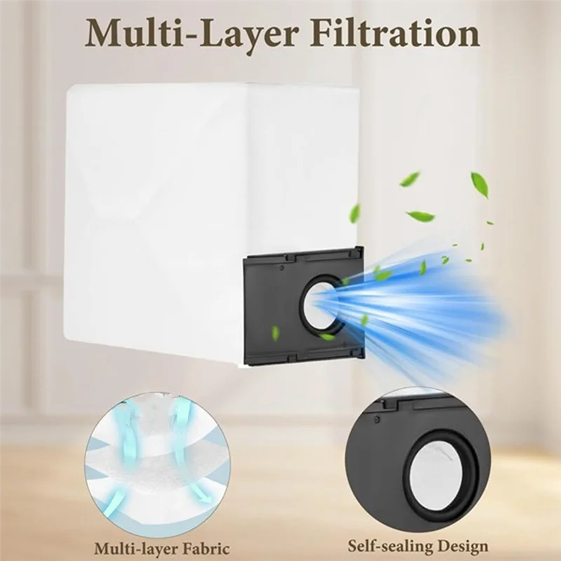 B83B-For Eureka J15 Pro Ultra Accessories Replacement Dust Bag- 9 Pcs For Vacuum Cleaner Part