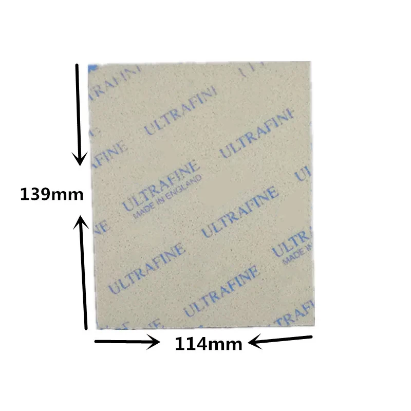 1-10pcs 114x139mm Sponge Sandpaper Dry Grinding Water-resistant Sandpaper for Ultra-fine Model Wood Metal Car Polishing