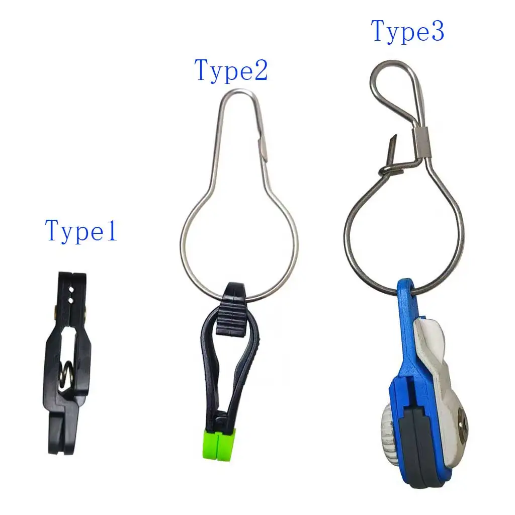 Fishing Line Outrigger Release Clip Adjustable Trigger Snap for Rods Quick Line Separator Organizer Fishing Line Guide Keeper