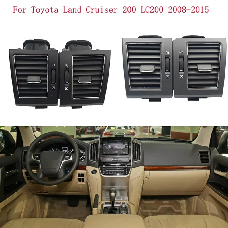 Condizionatore d'aria Uscita Air Vent Griglia di condizionamento per Toyota Land Cruiser 200 LC200 2008-2015 55687-60100 55687-66090