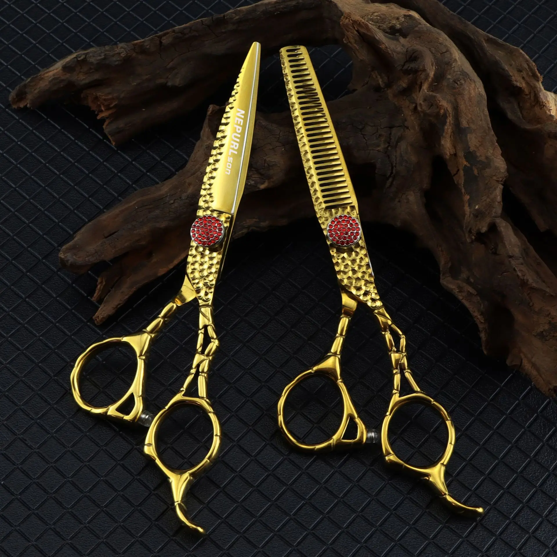 

Professional Hair Scissors 6.0 inch JP440C Salon Barber Scissors Hairdressing Cutting Thinning Shears Set