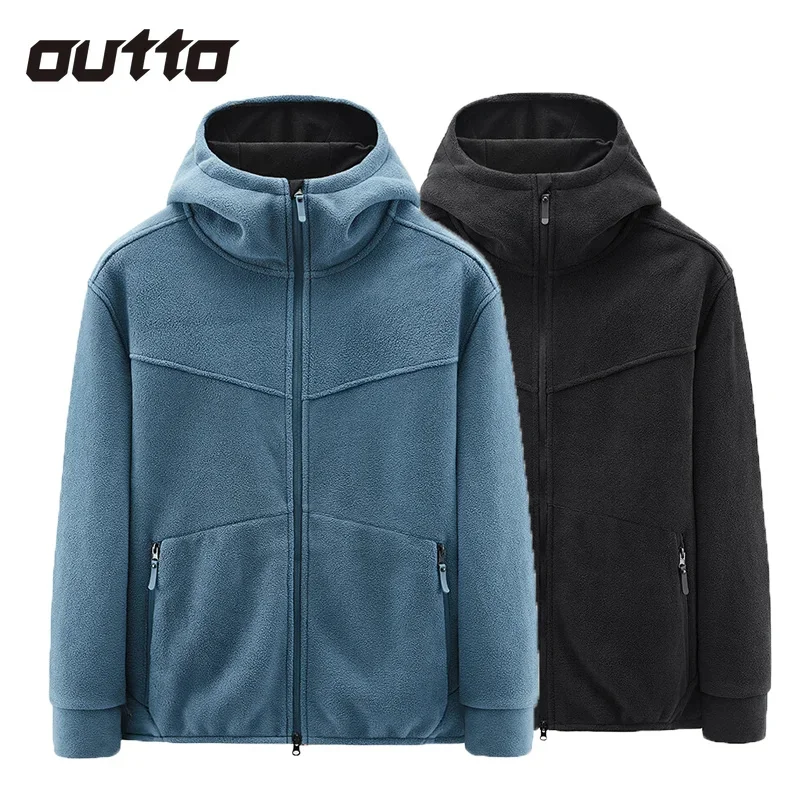 Outdoor Tactical Soft Shell Jacket Men Windproof Fleece Warm Hooded Jackets Hiking Sports Camping Climbing Hunting Coat Winter