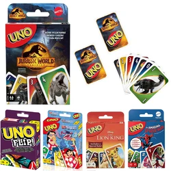 UNO Jurassic World DominionS Board Game Anime Cartoon Figure Pattern Family Funny Entertainment uno Cards Games Christmas Gifts