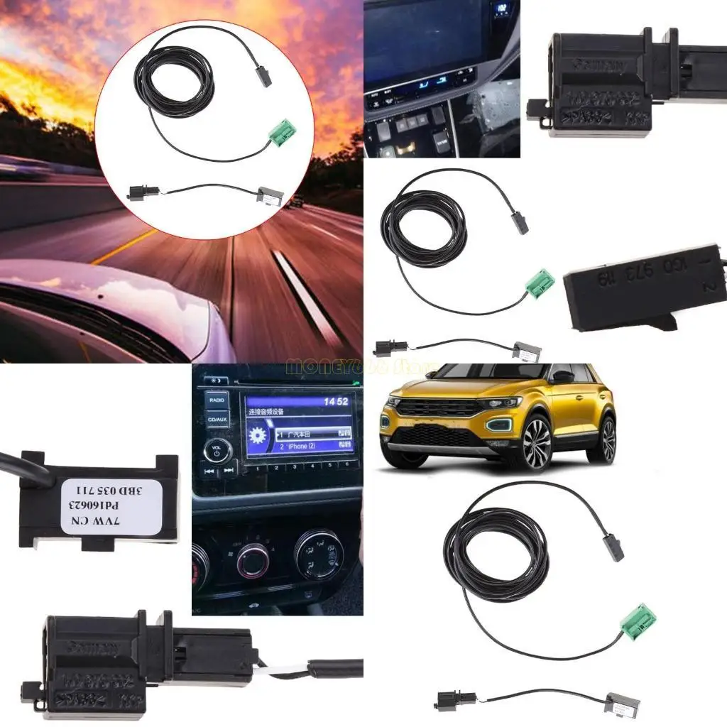 F62C Auto Bluetooth-совместимый кабель для микрофона для микрофона для RNS315 RNS510 MFD3 Futural Digital Lounling
