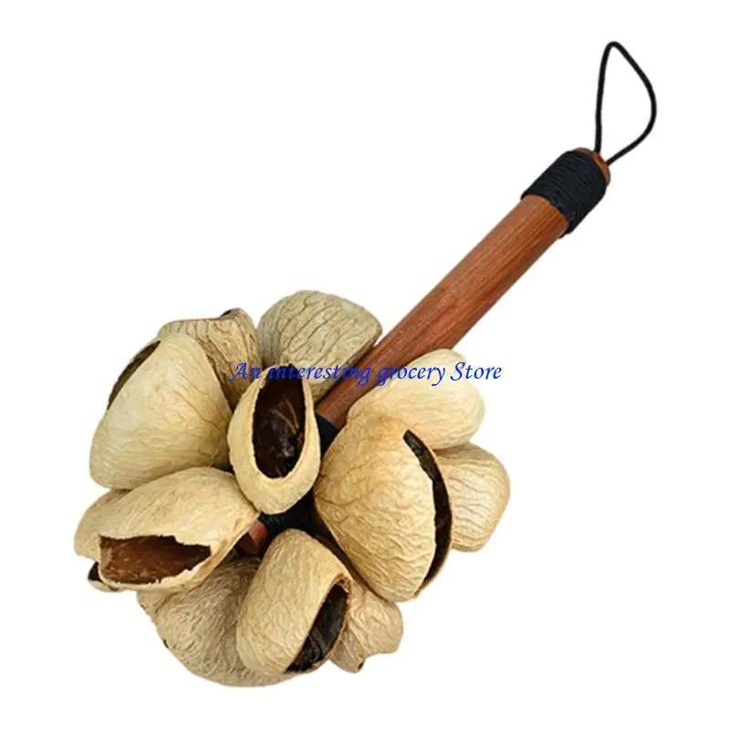 652D Traditionelles hölzernes Rhythmus-Glockenspiel-Werkzeug. Organischer tragbarer Geräuscherzeuger aus Holz für geistige und – Detail 5
