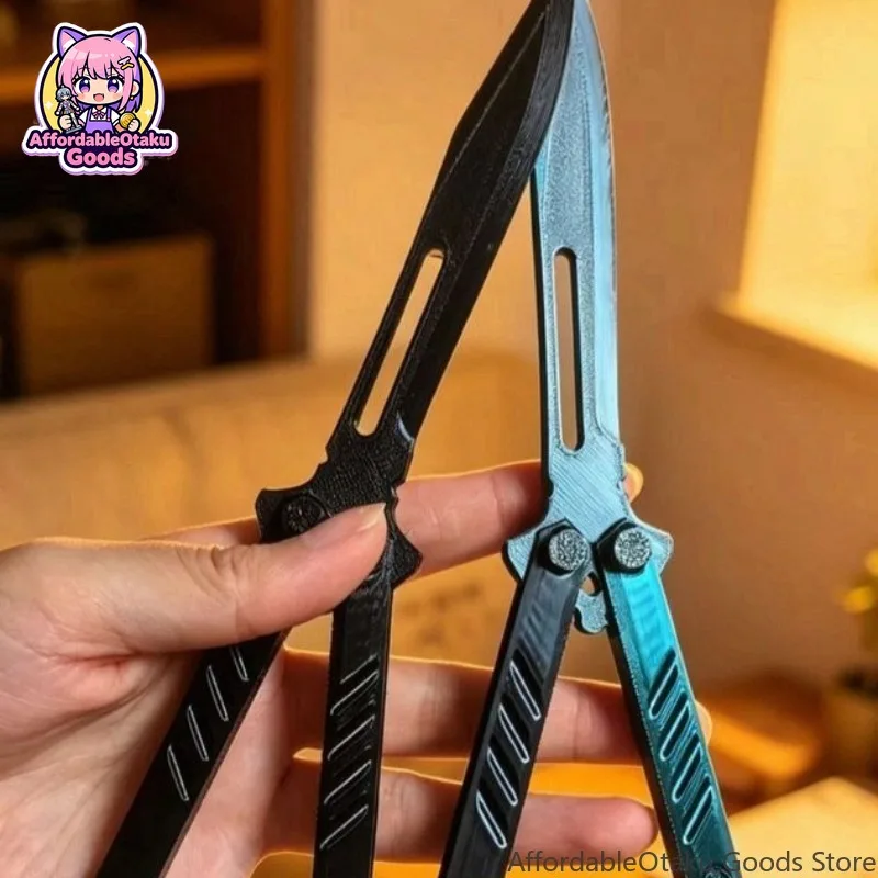 PLA Cool Butterfly Folding Toy 3D Printed EDC Flipper Trainer Non-Sharp Fidget Desk Decor Viral Trend