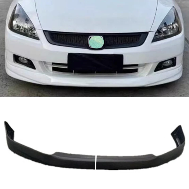 

For OLD Honda Accord Front Bumper Diffuser Lip Separator Anti-Collision Body Kit ABS Plastic 2003-2007 Year